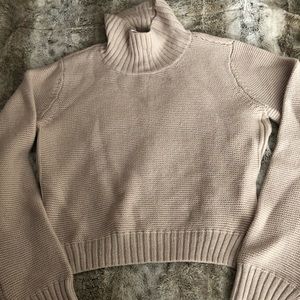 BCBG Maxazria Cropped Sweater/ Back exposed